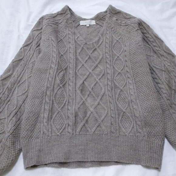 Beute Cable Knit Sweater Gray - Picture 2 of 7
